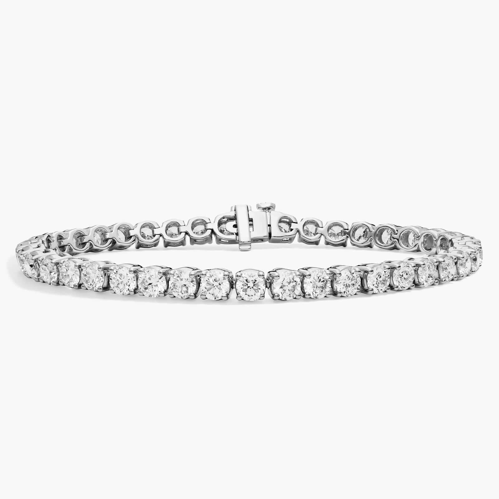 Celestia Gold Diamond Tennis Bracelet
