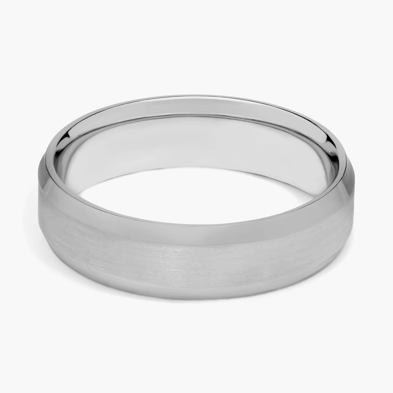 George Bevel Matte Gold Band