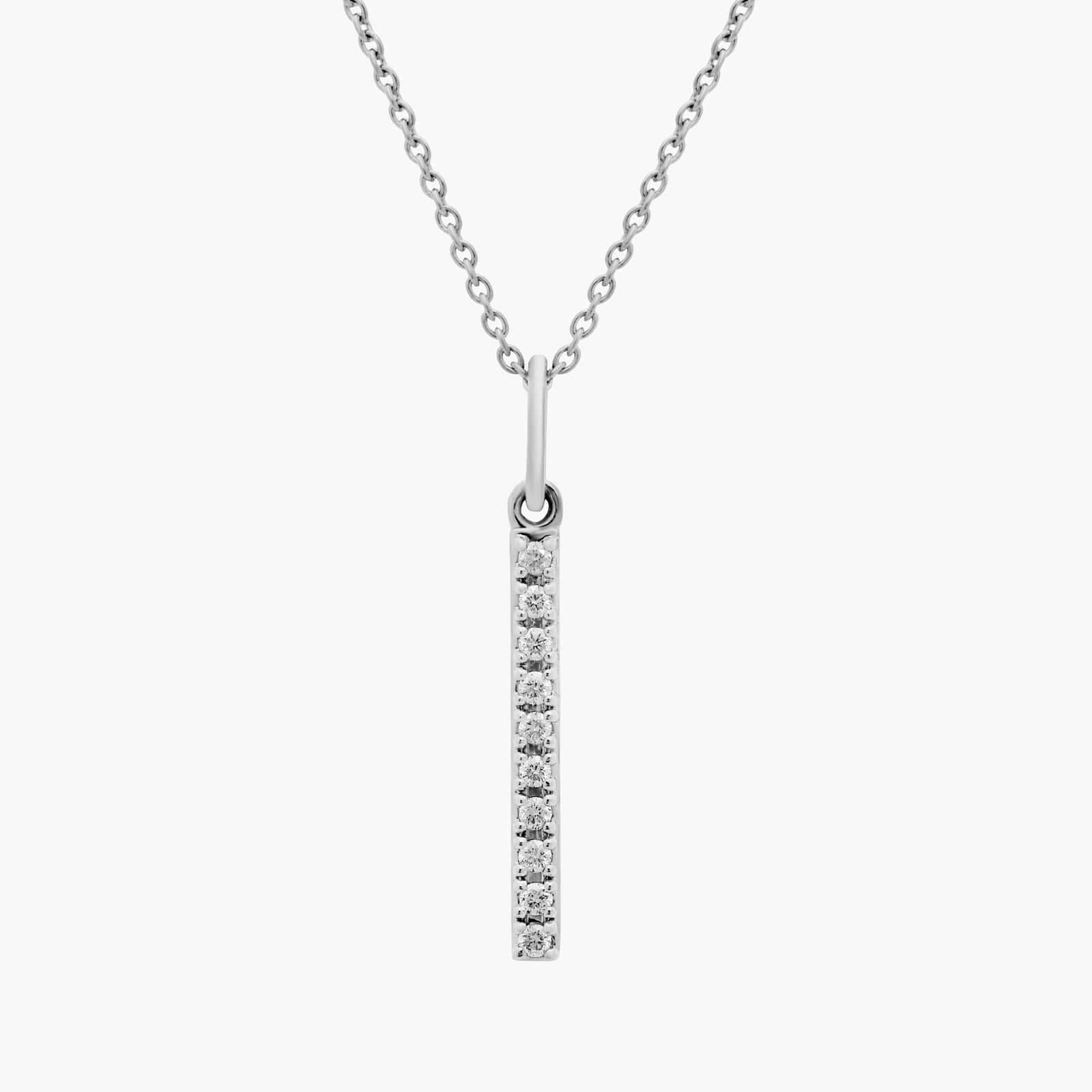 Whisper Diamond Bar Pendant