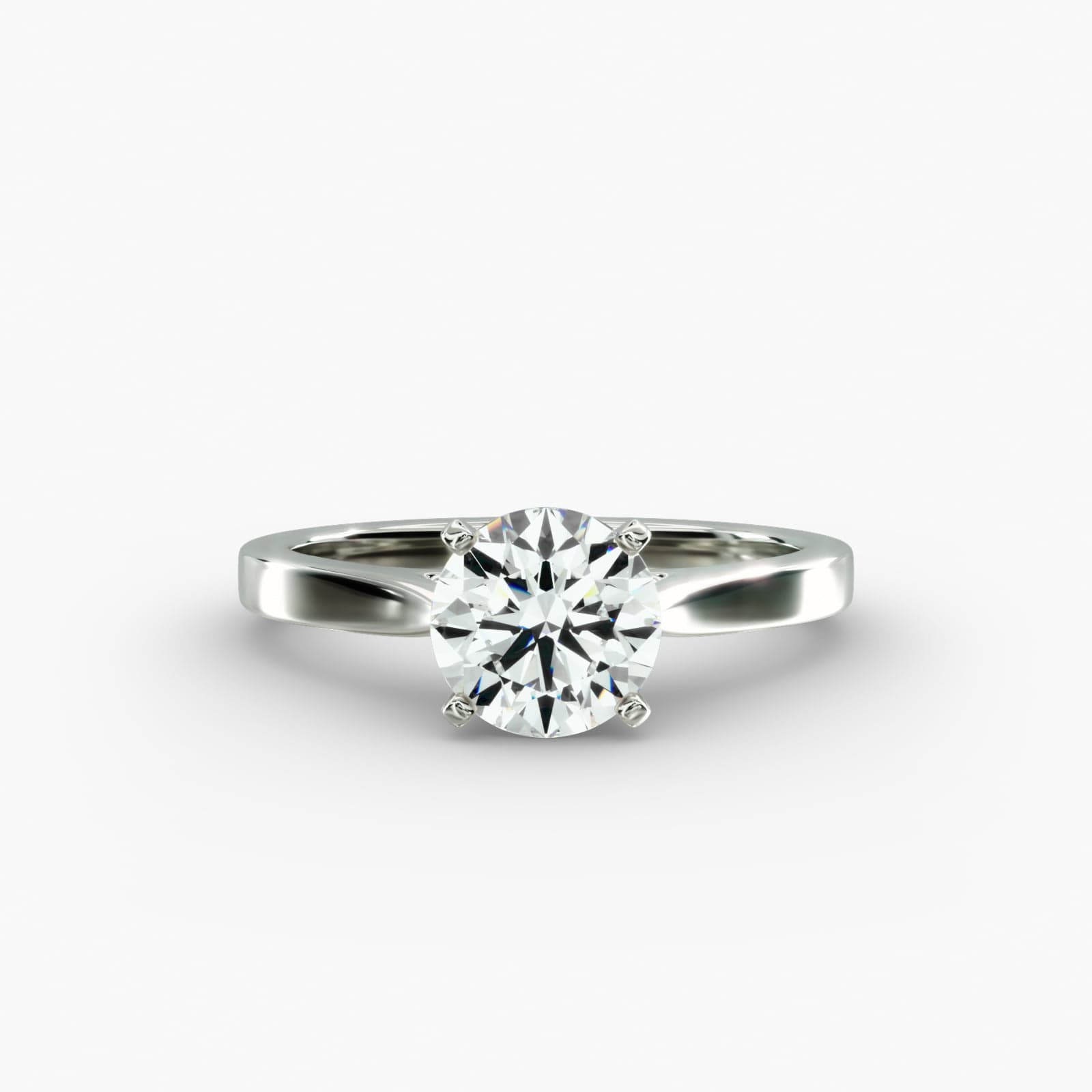 Solene Round Cut Engagement Ring